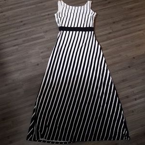 NWT Ann Taylor striped Maxi dress 00